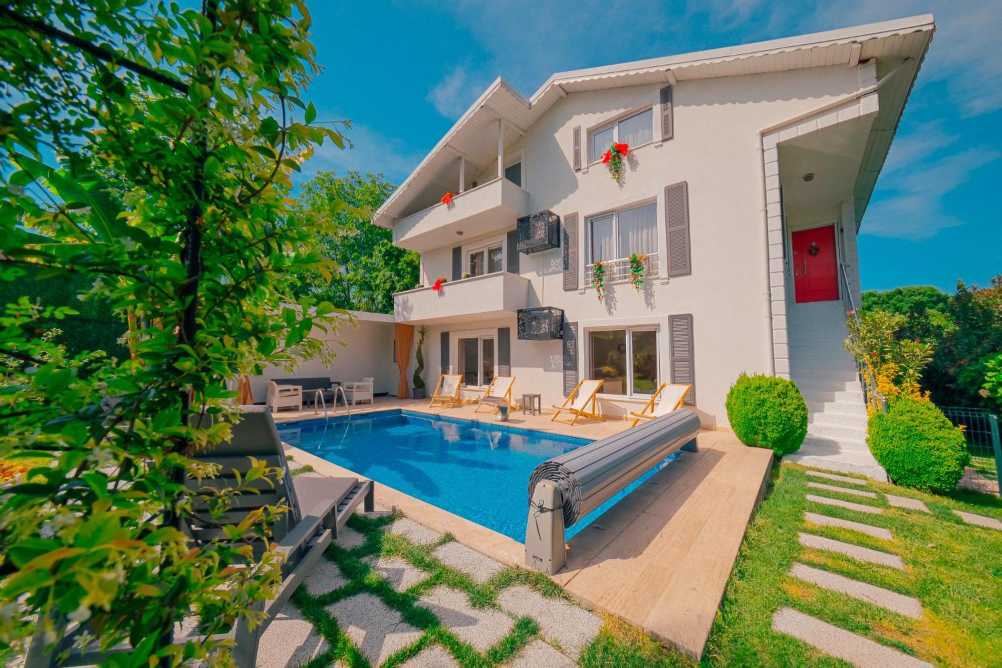 Villa Atlas Muhafazakar Havuzlu, Mustakil Genis Bahceli Sapanca Zewnętrze zdjęcie