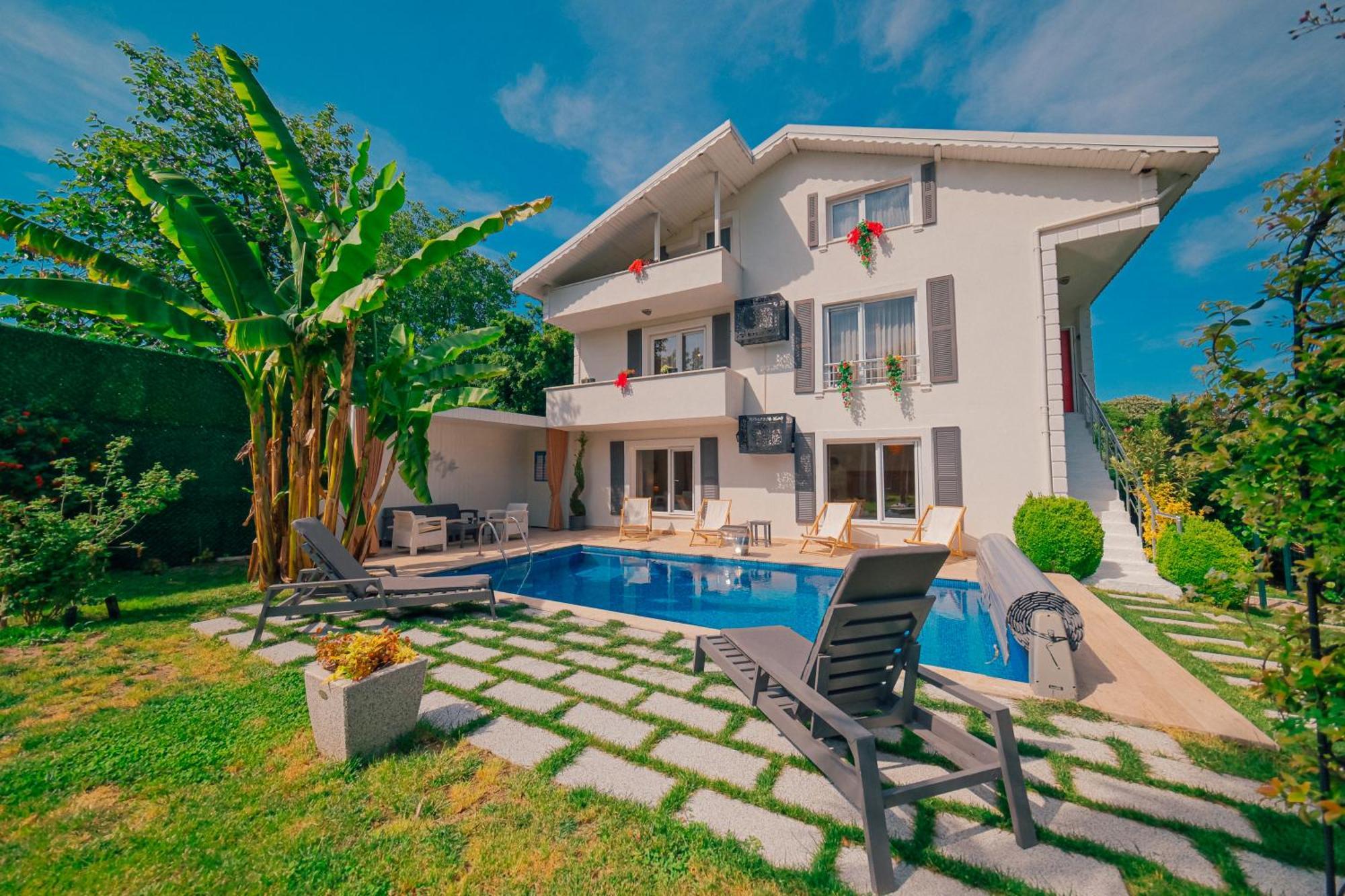 Villa Atlas Muhafazakar Havuzlu, Mustakil Genis Bahceli Sapanca Zewnętrze zdjęcie